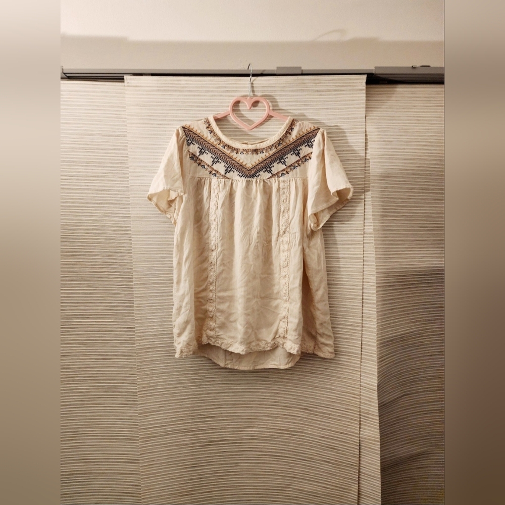 Knox Rose Ivory Top - Medium